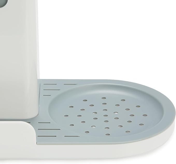 Kitchen Sink Organizer/Sponge Holder, Large, White