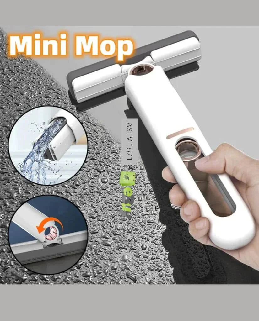 Mini Portable Squeeze Mop Easy & Quick Cleaning Solution
