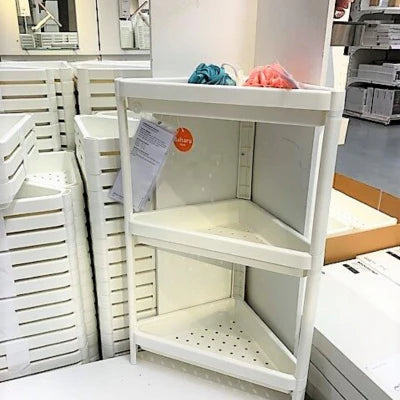 SHOPAAKS  VESKEN Corner Shelf | Space-Saving Bathroom