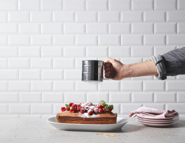 AUREVO  Professional Flour Sifter – Lump-Free Baking Made Easy