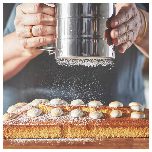 AUREVO  Professional Flour Sifter – Lump-Free Baking Made Easy