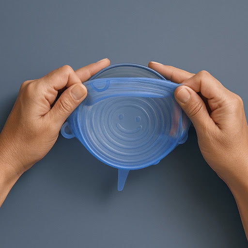 6Pcs Universal Food Silicone Cover Silicone Stretch Lids For Cookware Reusable Stretch Lids silicone lid covers silicone lids