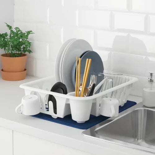 SHOPAAKS  FLUNDRA Dish drainer, white